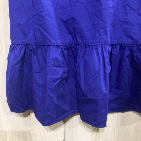 J. Crew Blue Purple Sleeveless Bow-Back Midi Dress Medium - Picture 4 of 9